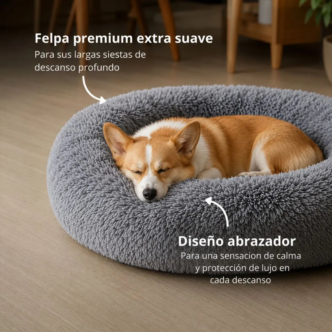Cama Premium Antiestrés Mascotikos - Diseño atemporal para quienes le dan lo mejor