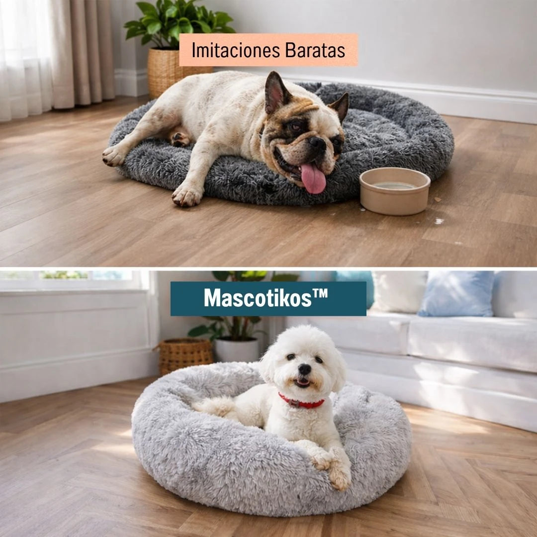 Cama Premium Antiestrés Mascotikos - Diseño atemporal para quienes le dan lo mejor
