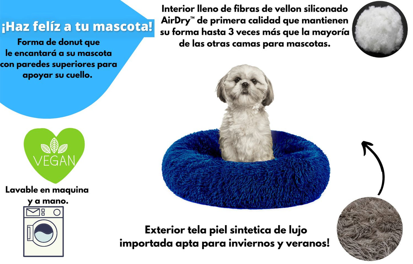 "PACK DE AMOR Y AMISTAD ❤️ - CAMA ANTI-ESTRÉS + MANTA RELAJANTE" 30% DE DESCUENTO (incluye regalo secreto de amor y amistad)