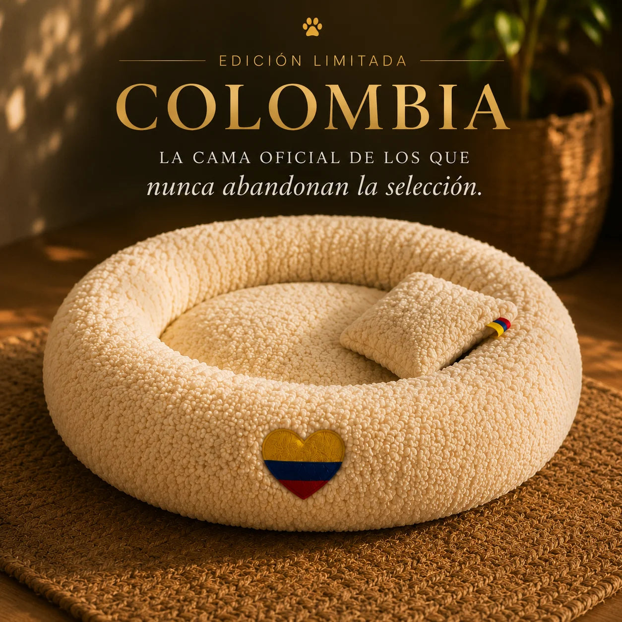 Cama Edición Mundial Corazón Tricolor (EDICIÓN LIMITADA)
